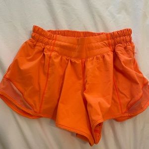 Orange lulu shorts